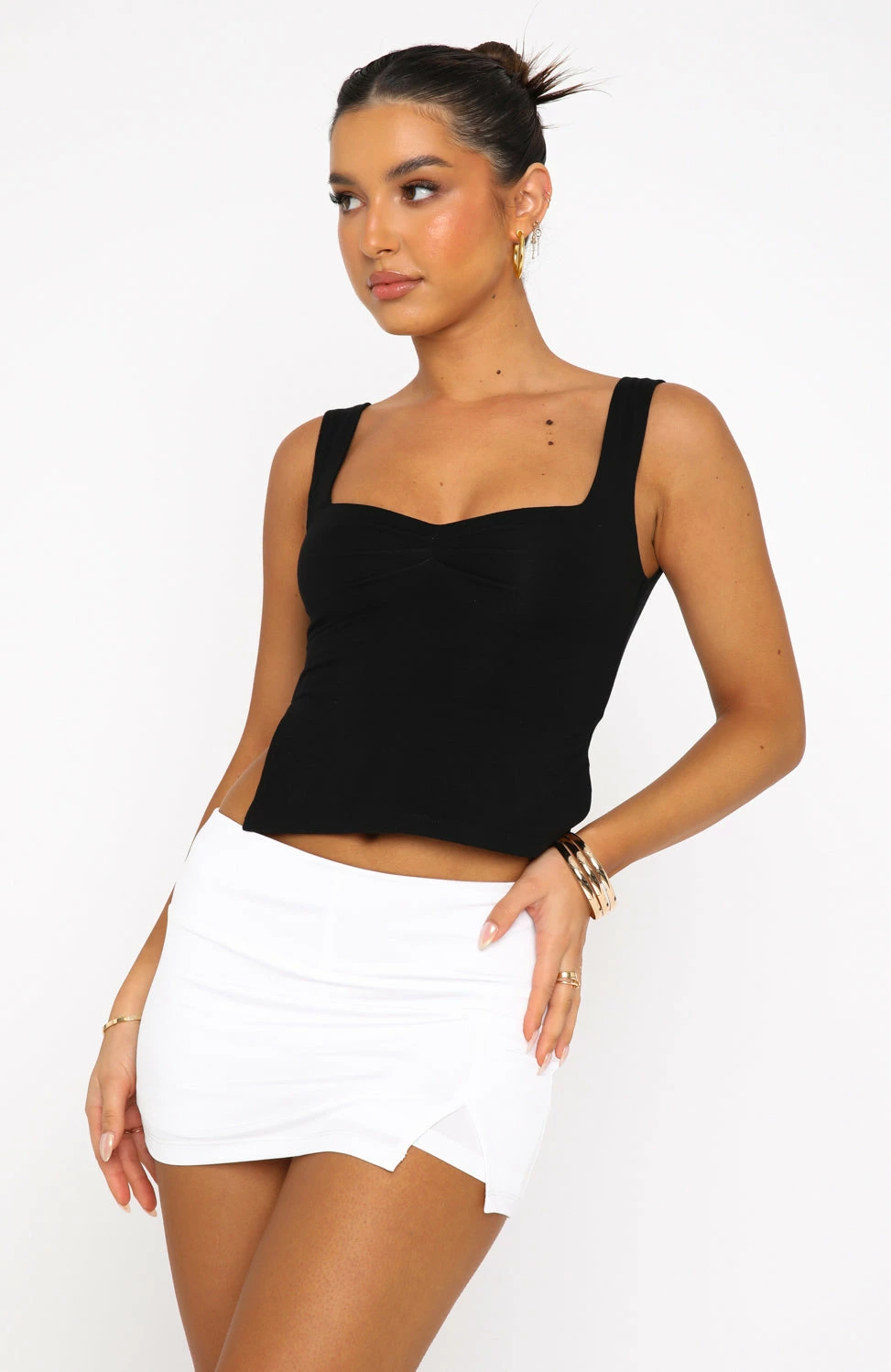 Act Brand New Mini Skort White 4 Act Brand New Mini Skort White - Image 2