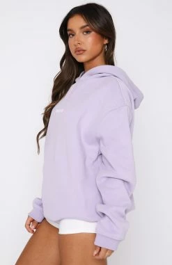 Leisure Series Oversized Hoodie Lavender -whitefox shop 03.11.2213849