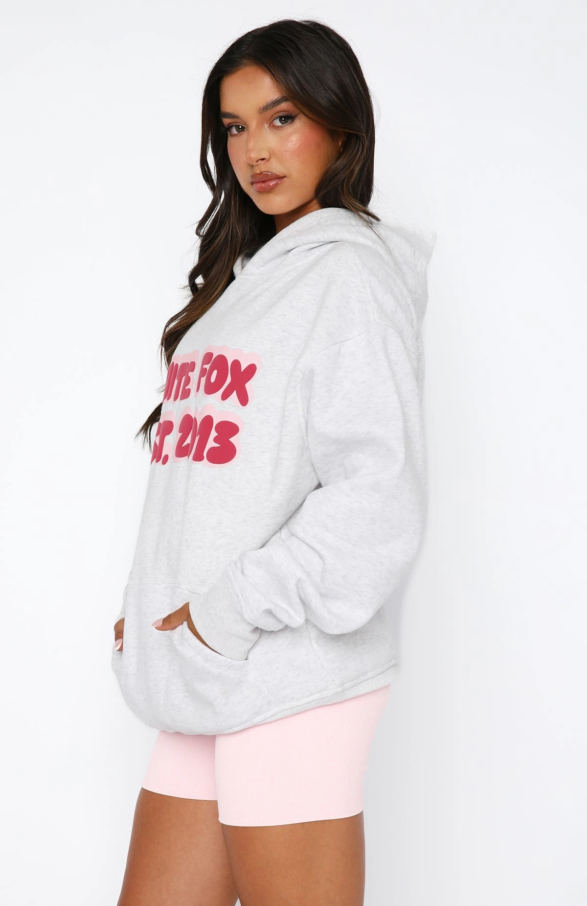 Set New Limits Oversized Hoodie Grey Marle 5 Set New Limits Oversized Hoodie Grey Marle - Image 3