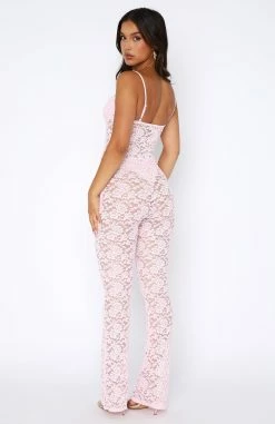 New Era Pants Baby Pink -whitefox shop 04.08.2345838