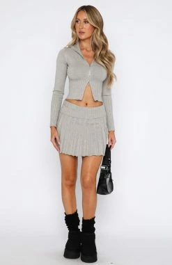Never Change Mini Skirt Grey 11 Never Change Mini Skirt Grey -whitefox shop 08.06.2331965