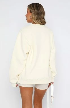 Take Me To Paris Oversized Sweater Cream 10 Take Me To Paris Oversized Sweater Cream -whitefox shop 08.06.2332058