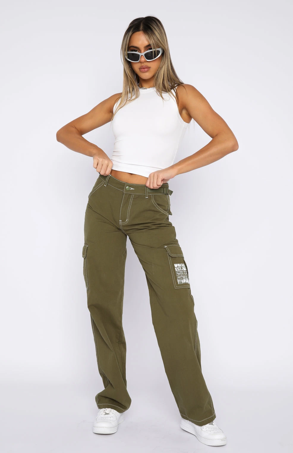 Back On Top Jeans Khaki 7 Back On Top Jeans Khaki - Image 5