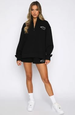 The Highest Demand Zip Front Sweater Black 12 The Highest Demand Zip Front Sweater Black -whitefox shop 11.11.21 1117