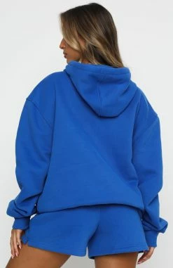 Set The Standard Hoodie Electric Blue -whitefox shop 13.01.21 1205