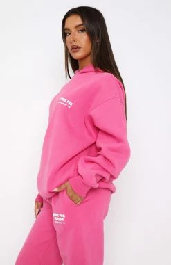 The Main Season Oversized Hoodie Hot Pink -whitefox shop 16.03.2321604