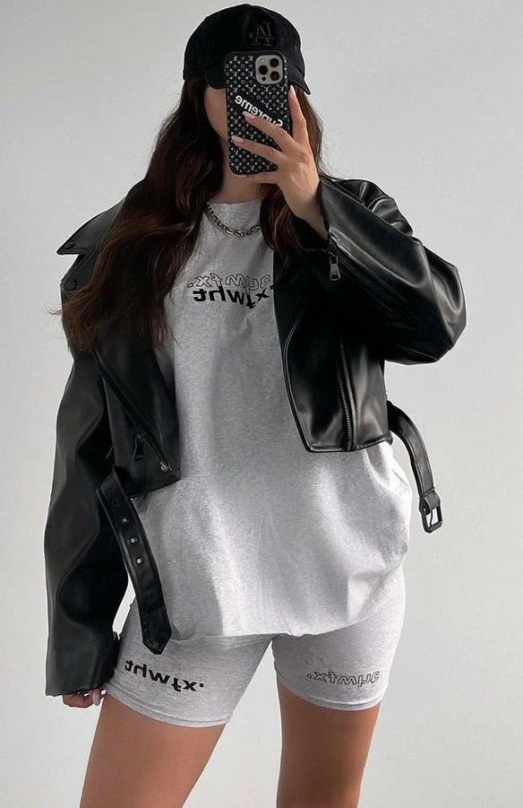 Real Games Bike Shorts Grey Marle 10 Real Games Bike Shorts Grey Marle - Image 8