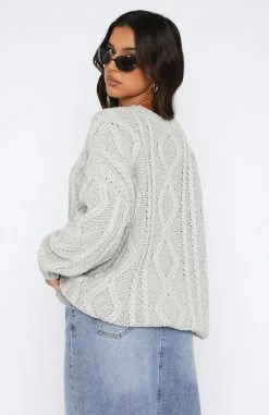 Strong Attraction Knit Sweater Grey 9 Strong Attraction Knit Sweater Grey -whitefox shop 18.05.2328360