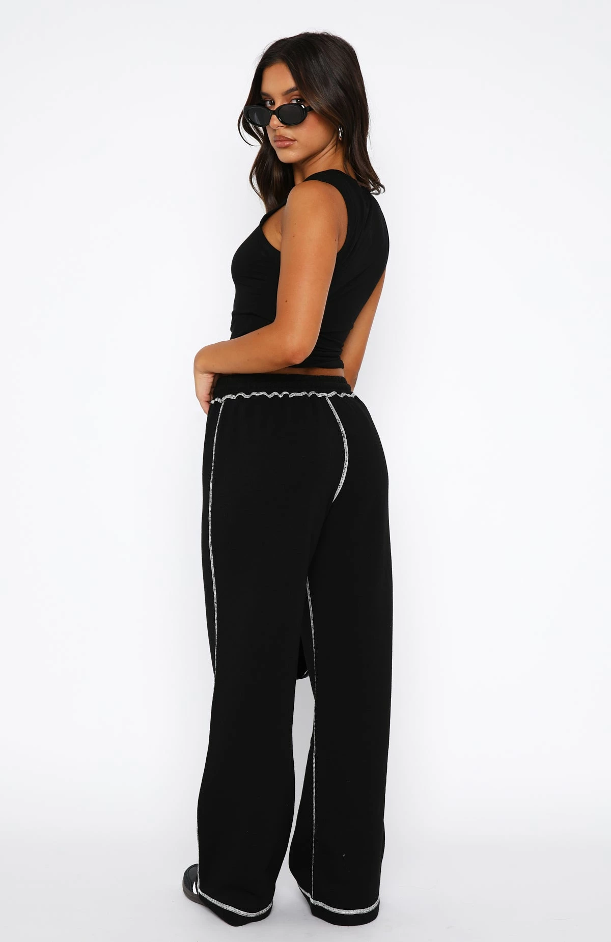 Monday Mood Low Rise Pants Black 6 Monday Mood Low Rise Pants Black - Image 4
