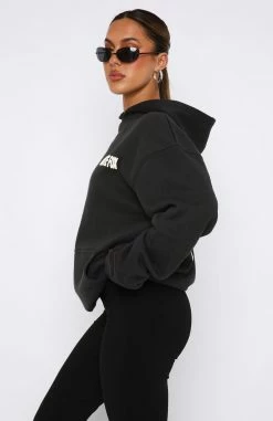 Major Moves Oversized Hoodie Charcoal -whitefox shop 22.06.2335426
