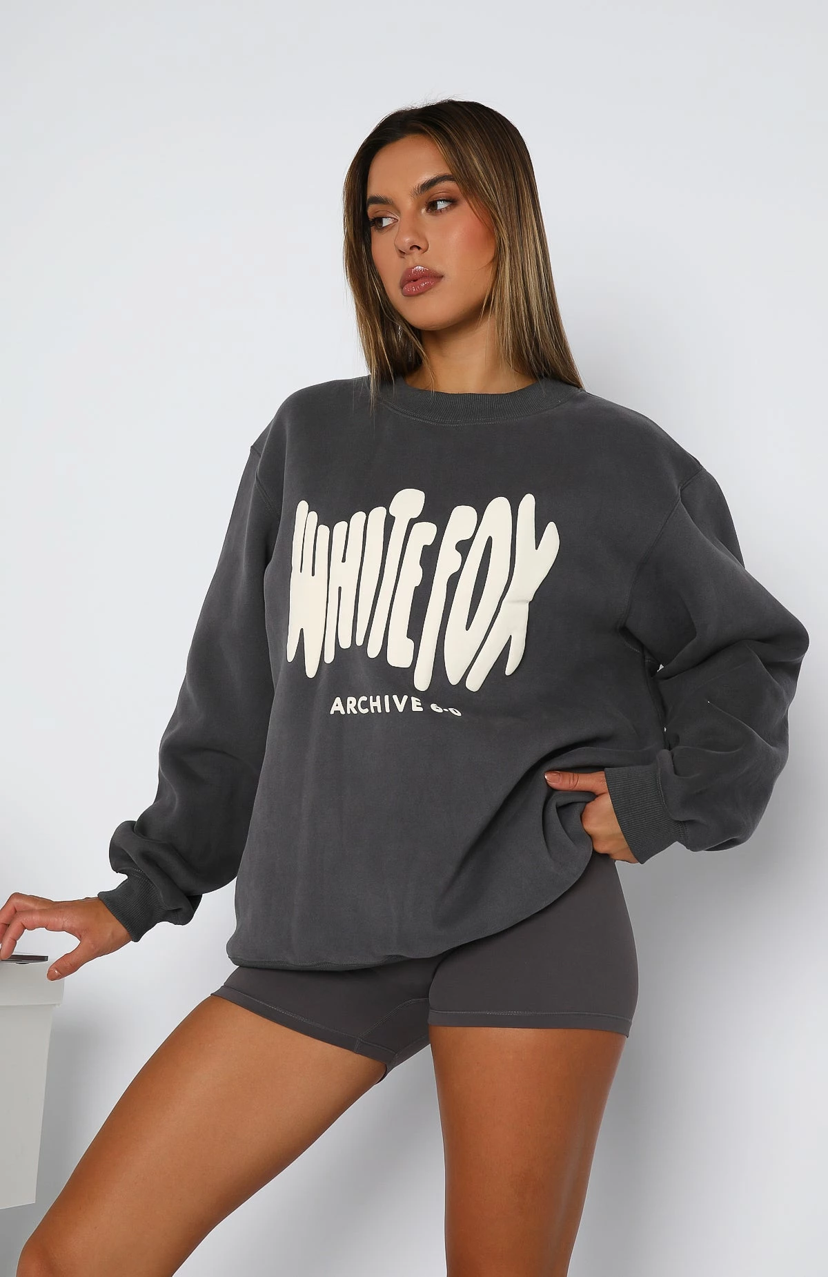 Archive 6.0 Oversized Sweater Ash 4 Archive 6.0 Oversized Sweater Ash - Image 2