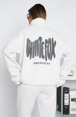Archive 6.0 Zip Front Sweater Haze -whitefox shop 24.04.2326431