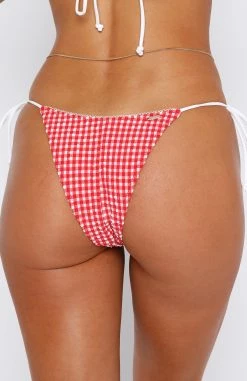Beach Days Bottoms Red Gingham -whitefox shop 27.07.2342693