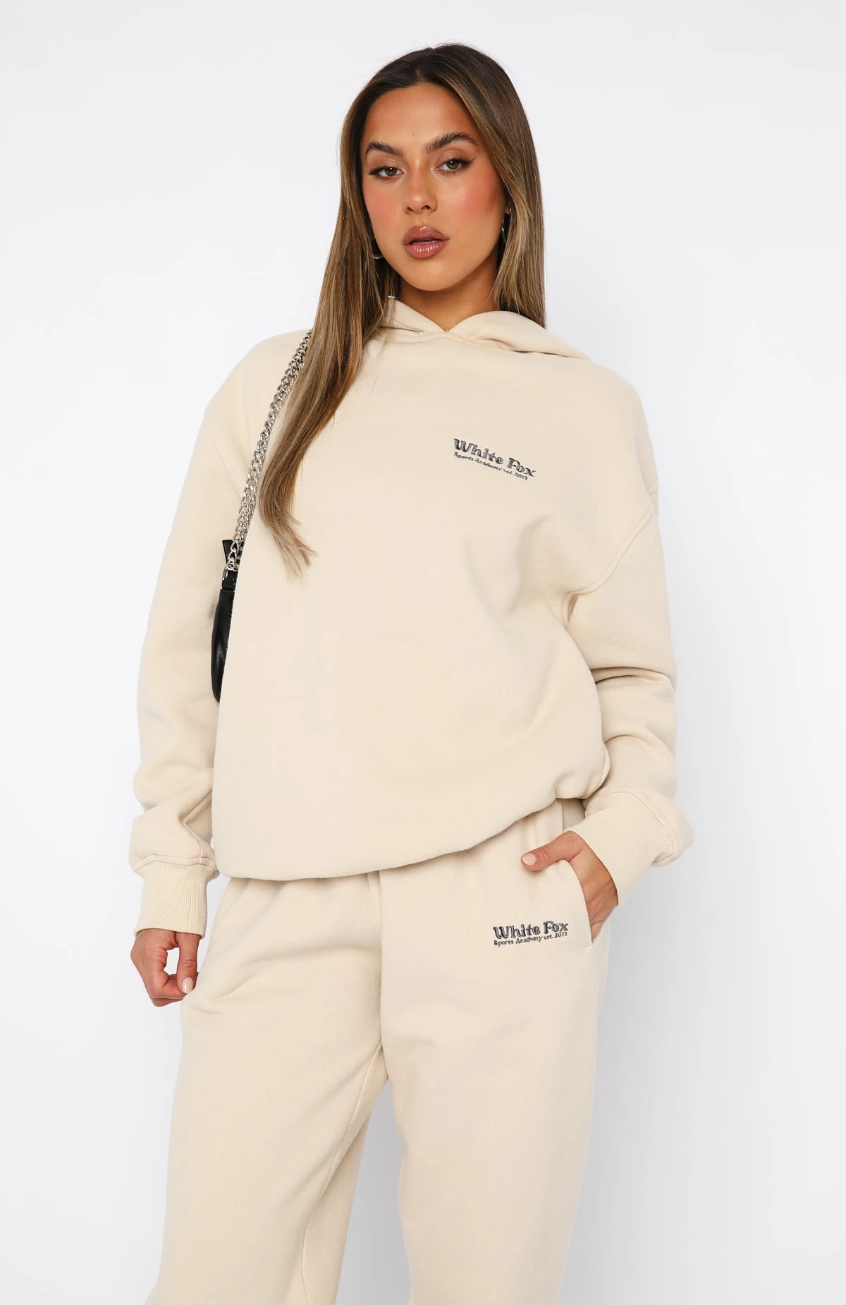Sports Academy Oversized Hoodie Sand 4 Sports Academy Oversized Hoodie Sand - Image 2