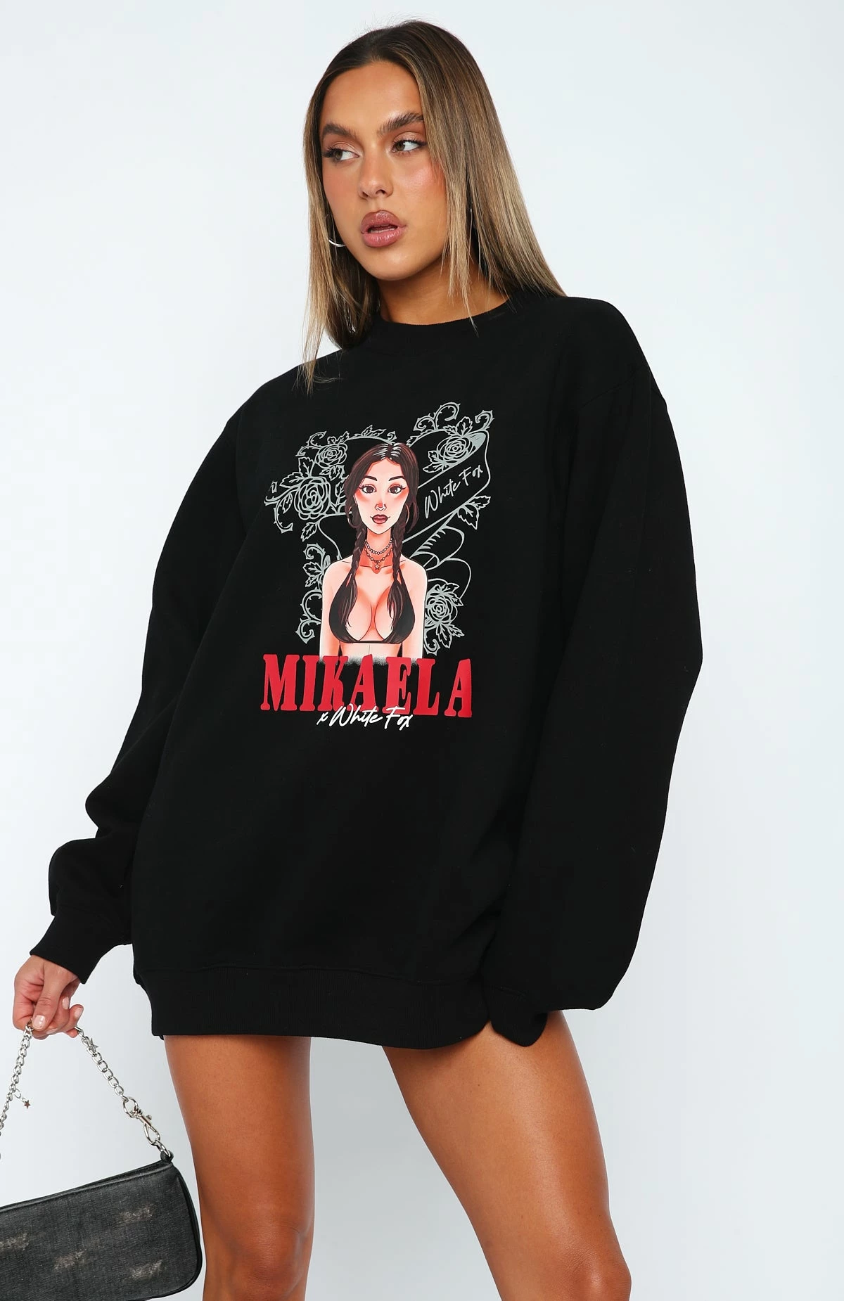 Situationship Oversized Sweater Black 4 Situationship Oversized Sweater Black - Image 2