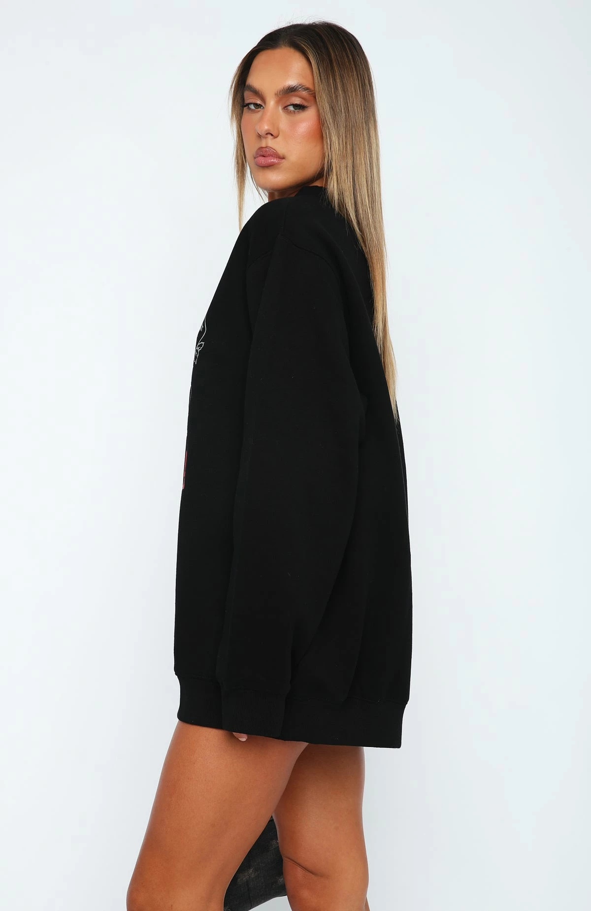 Situationship Oversized Sweater Black 5 Situationship Oversized Sweater Black - Image 3