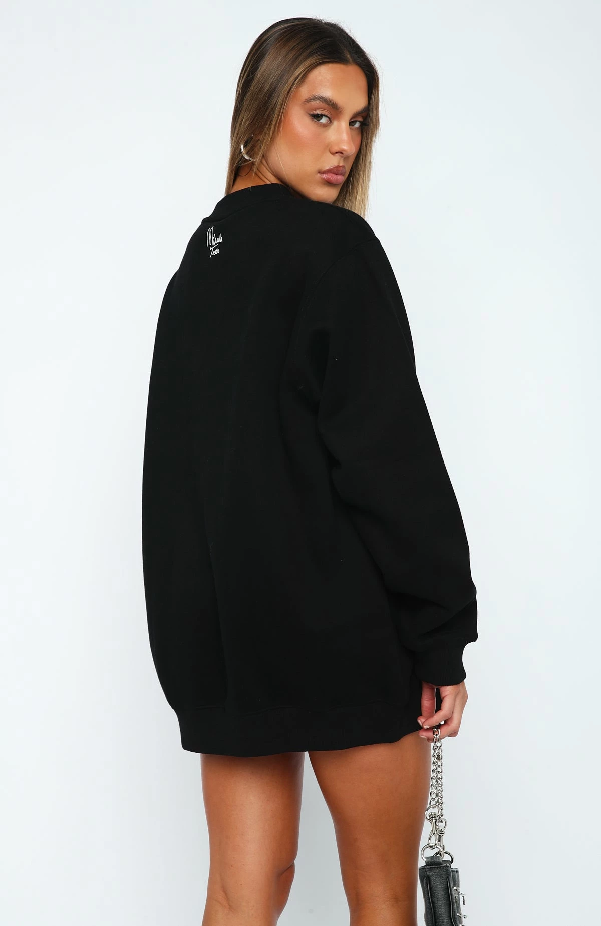 Situationship Oversized Sweater Black 7 Situationship Oversized Sweater Black - Image 5