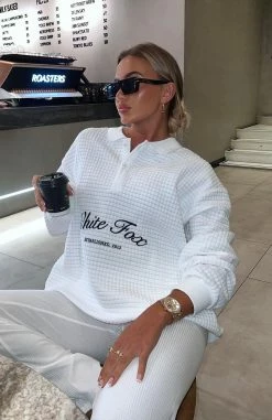 Long Way Home Sweater White -whitefox shop 336076370 741327530919134 241083111802286950 n