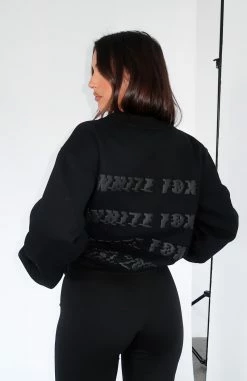 All A Blur Oversized Sweater Black