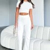 Adore You Ribbed Pants Cream