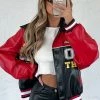 Out Of Here Bomber Jacket Black/Red -whitefox shop IMG 2478 d6ea5a8d a64f 45fb b418 4306bcc87be2