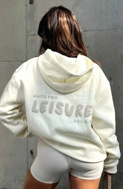 Leisure Series Oversized Hoodie Cream