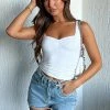 Young In Love Denim Shorts Blue Wash -whitefox shop IMG 9324 1