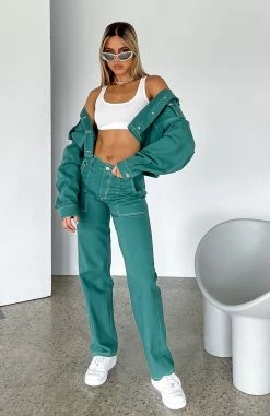 Right Way Pants Forest Green -whitefox shop NEW PERSPECTIVE JACKET RIGHT WAY PANTS 060922 02