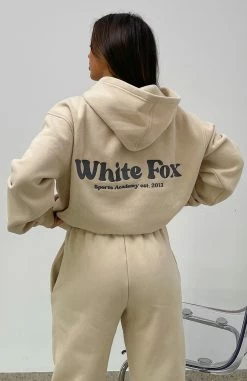 Sports Academy Oversized Hoodie Sand