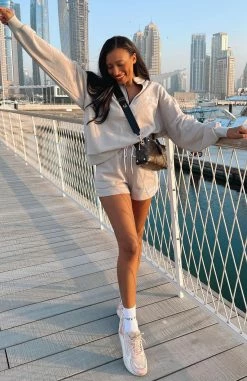 The Highest Demand Zip Front Sweater Taupe -whitefox shop anabell bcab52b9 84b5 44bd b34f db3fd87d6c65