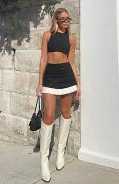 Teenage Fever Mini Skirt Black 17 Teenage Fever Mini Skirt Black -whitefox shop fasc