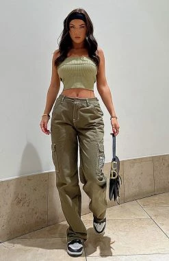 Back On Top Jeans Khaki 17 Back On Top Jeans Khaki -whitefox shop imgo