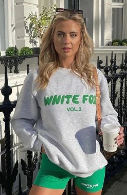 Offstage Sweater Glacier Grey -whitefox shop lan